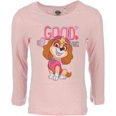 Sun City Dívčí tričko Paw Patrol Good Vibes bavlna růžové Velikost: 116 (6 let)