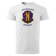 Grooters Pánské tričko Wednesday - Nevermore Academy Logo Velikost: XS
