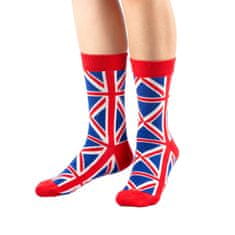 Ballonet Socks Veselé ponožky s britskou vlajkou, vel. 36 – 40