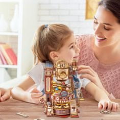 Robotime Rokr 3D dřevěné puzzle Kuličková dráha: Továrna na čokoládu 420 dílků