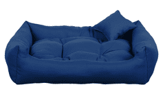 Palkar BOHO obdélníkový pelech pro psa, modrý - 65 cm x 55 cm