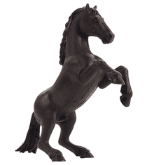 Mojo Fun figurka kůň Mustang černý hřebec