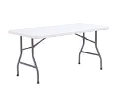 Skládací stůl 152x76 cm CELÝ, bílý, STL152C