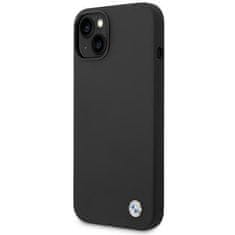 Bmw BMHCP14MSILBK silikonové pouzdro iPhone 14 PLUS 6.7" black Silicone Metal Logo