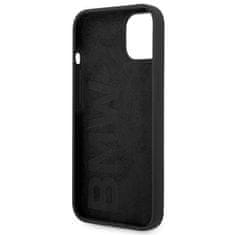 Bmw BMHCP14MSILBK silikonové pouzdro iPhone 14 PLUS 6.7" black Silicone Metal Logo