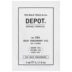 DEPOT no. 204 Hair Treatment Oil – výživný olej pro péči o vlasy pro muže, 5 ml