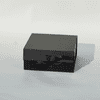 Malá černá dárková krabice s magnetickým víkem a vyměnitelnou stuhou