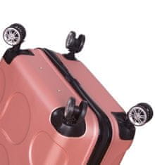 Cestovní kufr METRO LLTC4/3-L ABS - růžová