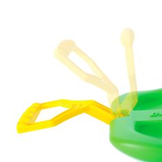 Prosperplast Plastové sáňky pro děti CRAZY RUN sjezdové rukojeti - zelená