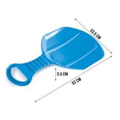 Prosperplast Kluzák Pro Děti Plastové Sáňky Dětské Slider Slide Apple + rukojeť - modrá