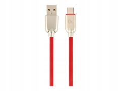 Gembird Kabel CC-USB2R-AMCM-2M-R USB A - USB C červený 2m
