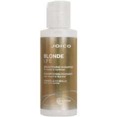 JOICO Blonde Life Brightening Shampoo - vyživující a rozjasňující šampon pro blond, šedivé a odbarvené vlasy, 50 ml