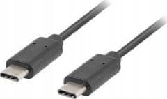 Lanberg Kabel CA-CMCM-31CU-0005-BK USB C - USB C černý 0.5m
