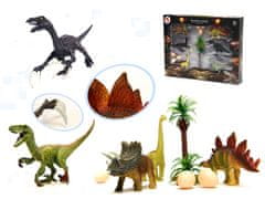 WOWO Velká Sada 14 Dinosaurů - Figurky pro Děti z Řady Park Zvířat