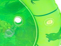 WOWO XXL Nafukovací Vodní Podložka pro Miminka - Zelená Želva, Rozměry 99x53 cm