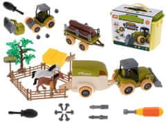 shumee Farmářský zemědělský traktor a secí stroj k sestavení