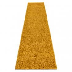 eoshop Běhoun SOFFI shaggy 5cm zlato - do kuchyně, předsíně, chodby, haly (Velikost: 60x250 cm)