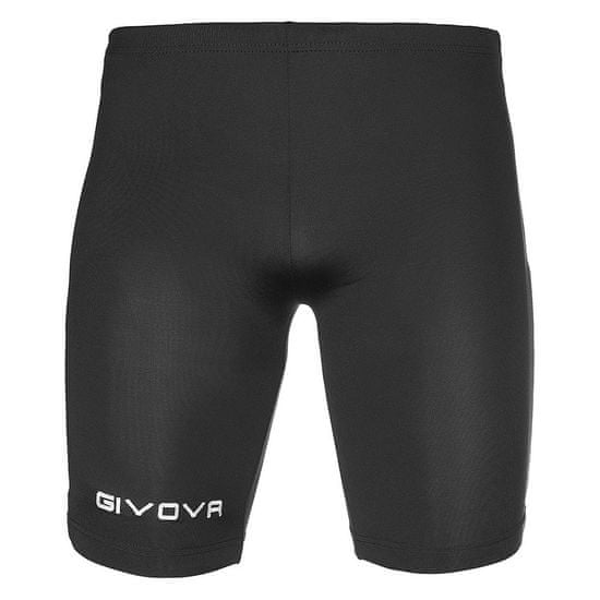 Givova Kalhoty cyklistické černé Bermuda Skin