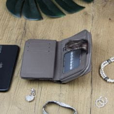 Gregorio Extravagantní dámská kožená peněženka Cvokl, šedá
