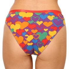 Dedoles Veselé dámské kalhotky Pestrobarevná láska (D-W-UN-BB-C-C-1315) - velikost XL