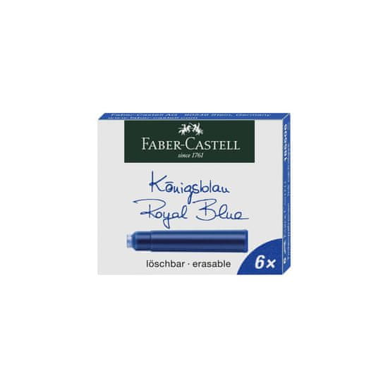 Faber-Castell Inkoustové bombičky modré 6 ks