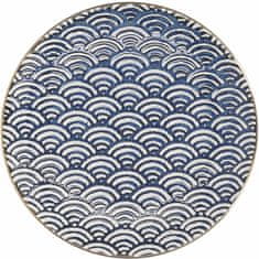Mikasa Talíř jídelní 22 cm porcelán, Satori Seigaiha Wave, Mikasa