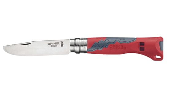 Opinel Zavírací dětský nůž N°07 OUTDOOR JUNIOR 7 cm červený, OPINEL