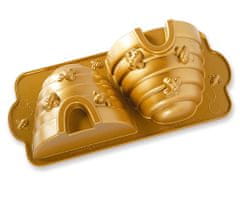 Nordic Ware Forma na bábovku Včelí úl 3D zlatá 2,3 l ,NORDIC WARE