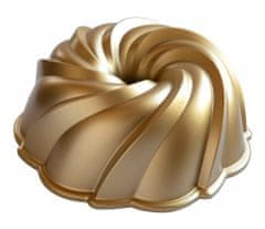 Nordic Ware Forma na bábovku Swirl vodní vír zlatá 2,4 l , NORDIC WARE