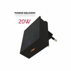 SWISSTEN Swissten Síťový Adaptér Power Delivery 20W Pro Iphone 12 Černý 8595217471948