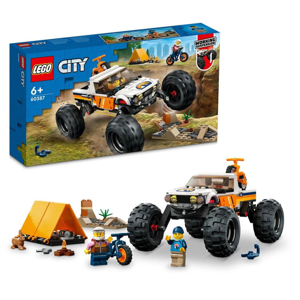 Levně LEGO City 60387 Dobrodružství s teréňákem 4x4