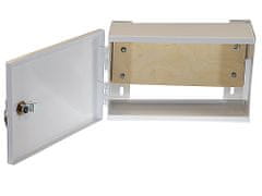 sapro Kovový rozvaděč montážní skříň TPR-1 240*150*100mm, lesklá bílá