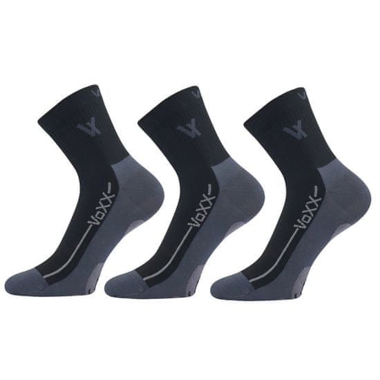 Voxx 3PACK ponožky černé (Barefootan-black)