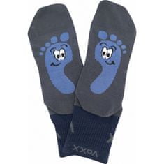 Voxx 3PACK ponožky tmavě modré (Barefootan-darkblue) - velikost S