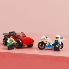 LEGO City 60392 Honička auta s policejní motorkou