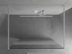 Mexen Kioto samostatně stojící sprchová zástěna 100 x 200, transparent/dekor 8 mm, bílá (800-100-002-20-35)