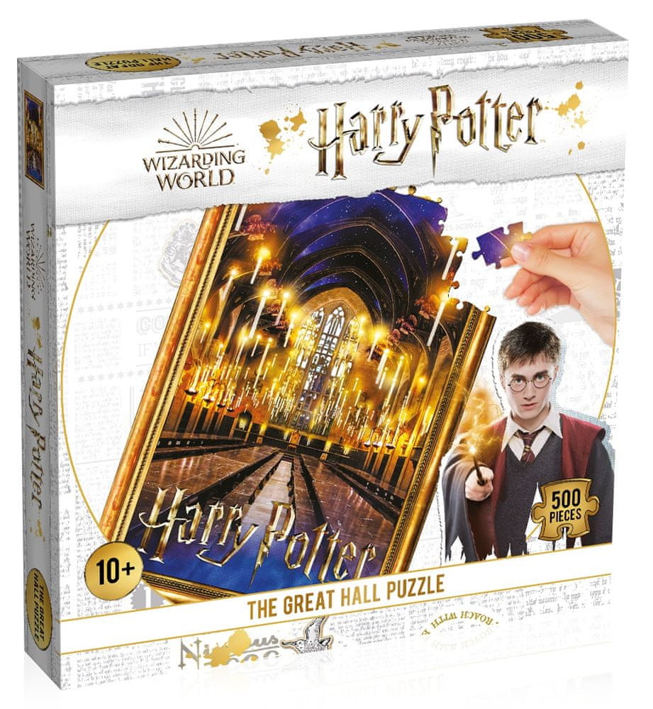 Levně Winning Moves Puzzle Harry Potter: Velká síň 500 dílků