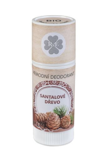 RAE Přírodní tuhý deodorant BIO bambucké máslo s vůní santalového dřeva - 25 ml