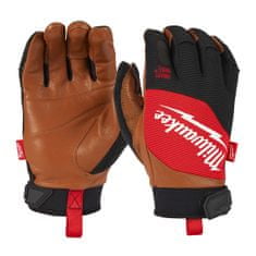 Milwaukee Hybrid Leather 9 Pracovní rukavice 