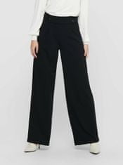 Jacqueline de Yong Černé dámské široké kalhoty JDY Geggo XL/30