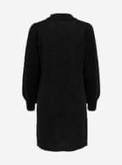 Jacqueline de Yong Černé svetrové šaty JDY Rue XXS