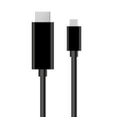 Northix Adaptér USB-C (3.1) na HDMI (2.0), 1,8 m – černý 