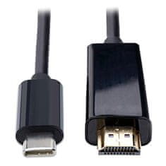 Northix Adaptér USB-C (3.1) na HDMI (2.0), 1,8 m – černý 