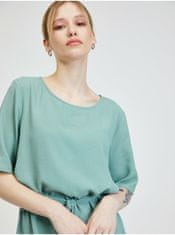 Jacqueline de Yong Světle zelené šaty se zavazováním JDY Amanda XS
