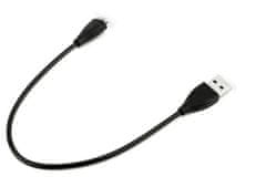 Northix Fitbit Charge HR kompatibilní USB nabíjecí kabel (28 cm) – černý 