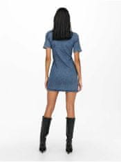 Jacqueline de Yong Modré džínové košilové šaty JDY New Sanna XS