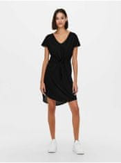 Jacqueline de Yong Černé šaty s véčkovým výstřihem JDY Dalila L