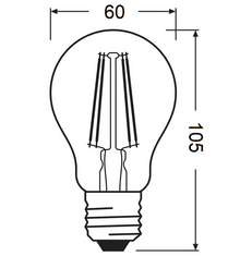 Osram Stmívatelná LED žárovka E27 A60 7,5W = 75W 1055lm 4000K Neutrální bílá