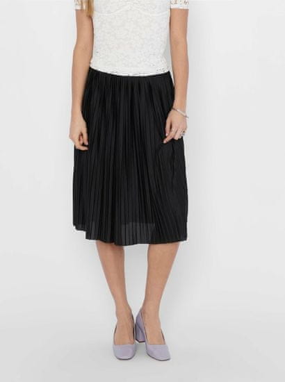 Jacqueline de Yong Černá plisovaná sukně JDY Boa