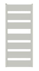 CINI teplovodní hliníkový radiátor Elegant, EL 7/40, 945 × 430, bílý